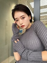 ミンクス ギンザ セントラル(MINX ginza central) ミニボブ/ボブ/かき上げスタイル/大人ボブ/タイト