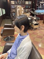 シャンプーボーイ 佐賀(SHAMPOO BOY)&nbsp;くびれショート白髪ぼかし【佐賀美容室/ヘッドスパ】