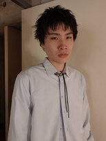 ノラジャーニー(NORA Journey)&nbsp;メンズボブウルフメンズミディアムレイヤーカットメンズウルフ