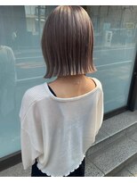 ブリックバイブレイス 千葉 千葉中央(brick by brace)&nbsp;ミルクティーブロンド/ダークブルー/デジタルパーマ/千葉駅