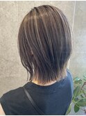【レイヤーボブ】【ハイライト】