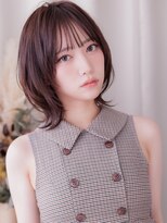 カバーヘア ブリス 志木南口駅前店(COVER HAIR bliss) 夏カラーブリーチなし小顔シースルーバングマレットウルフ20代a
