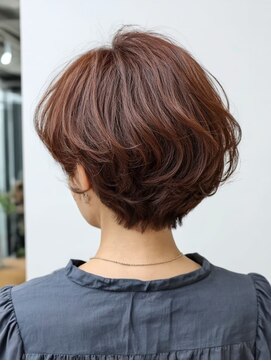 テーラヘアー 我孫子店(TELA HAIR) 白髪ぼかしハイライト×ふんわりショート【TELA HAIR 我孫子店】