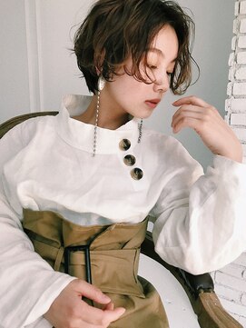 ユニカ バイ ベル 吉祥寺(unica by Belle) 骨格補正小顔ショートボブ×パーマ《Belle吉祥寺》