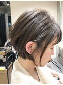 【DaVin中目黒】ふんわり大人ショートボブ_アッシュブラウン