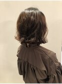 外ハネルーズパーマ　外はねボブ