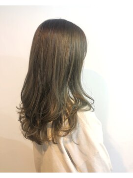 ヘアメイク オブジェ(hair make objet) オリーブグレージュ