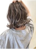 外国人風ハイライトバレイヤージュエアタッチ グレージュ t422