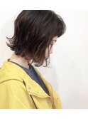 ゆるふわ切りっぱなしボブ