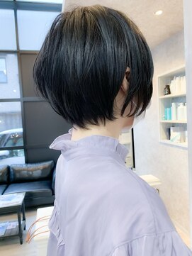 キャアリー(Caary) 福山市美容室人気Caary丸みショートボブ ショートヘア