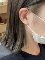 キューズ クラブ(cuz KLUB)&nbsp;【cuzKLUB】イヤリングカラー×シアーベージュボブ【池袋】