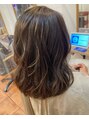 パプス ド コワフュール 甲東園(Pap's de coiffeur) 白髪ぼかしハイライト