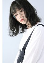 オーイット(ooit)&nbsp;＊暗髪オリーブカラー×リラックスウェーブヘア＊