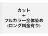 ■カット+フルカラー(白髪染め含む)¥9126→¥7710~