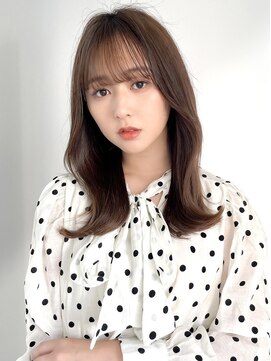 トゥルーズ 梅田店(TLUUS) TLUUSショコラベージュ魅力倍増カールベビーバングボブルフ