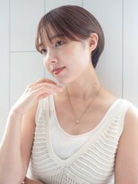 アイティーバイアルバム 松戸店(IT by ALBUM)&nbsp;ぴたっとマッシュショート_斜めバンググレージュカラー_29303