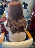 マロンベージュ×レイヤーカット