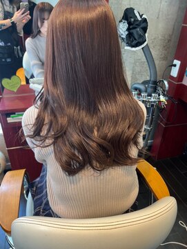 フランチェスカドット(francesca.) マロンベージュ×レイヤーカット