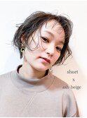 柔らかい質感のショートヘア【長岡】【グラッセ】