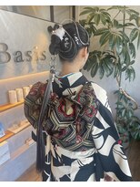 ベーシス(Basis)&nbsp;成人式ポニーリングアレンジ