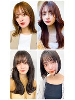 美容室フルール&nbsp;30代40代大人可愛い髪質改善カラーラベンダーグレージュ透明感