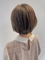 ルームヘア 代々木上原店(Room hair)&nbsp;ボブ/グレージュ/大人女性/レイヤー/ショート[代々木上原]