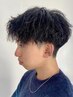 【再来】メンズカット＋パーマ（ニュアンス・カルマも可）　￥9500