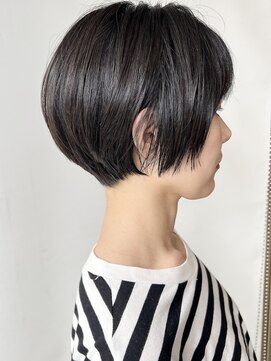 モリオフロムロンドン 原宿本店(morio from London) 【morio原宿】黒髪ショートボブ