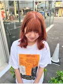 CAF FUKO オレンジベージュ/暖色系カラー/夏カラー/大阪/心斎橋