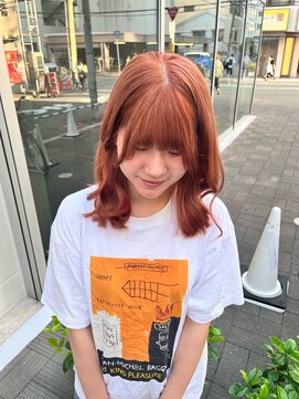 カフ(CAF) CAF FUKO オレンジベージュ/暖色系カラー/夏カラー/大阪/心斎橋