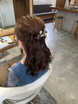 フラム(fulam)&nbsp;編み込みハーフアップ