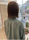 シンプルな外ハネが可愛い*切りっぱなしボブ