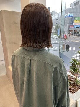 デコラソラン 本川越(DECORA SORAN) シンプルな外ハネが可愛い*切りっぱなしボブ