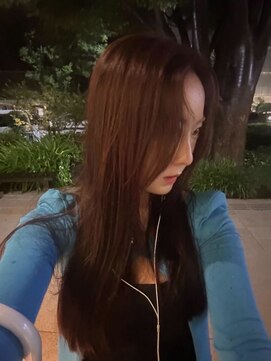 カンナ オーガニック ヘアデザイン(CANNA ORGANIC & HAIR DESIGN) 艶髪ローズブラウンオーガニックカラーロング