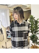 チェレ アズーリ 狭山店(Chere azuri)&nbsp;チラッと見えるデザインカラー/フェイスフレーミングカラー