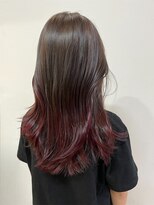 バロン(baron.)&nbsp;ブリーチなしグラデーションワインレッド