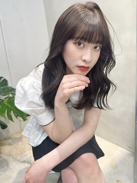 フェブ(fev) ［fev_otoha］maron brown＋layer cut