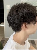 韓国マッシュ×パーマスタイル
