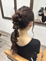 プライズ アイリス 池袋東口店(prize Iris)&nbsp;ヘアセット/ポニーテール/お呼ばれヘアセット/池袋