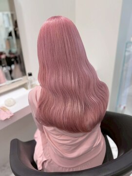 ベレーザシェルト(Beleza scelto) 14441ブリーチ＆ダブルカラー韓国ベビーピンクホワイトピンク