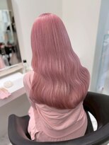 ベレーザシェルト(Beleza scelto) 14441ブリーチ&ダブルカラー韓国ベビーピンクホワイトピンク