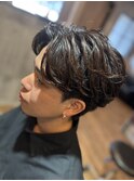 ツイスパ　波巻き　フェザー　パーマ
