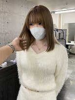 ウル 岡山駅店(ULu.)&nbsp;ハイライトハイトーンダブルカラー20代30代40代前髪ブリーチ