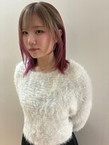 ナンブ セントラル(nambu-CENTRAL)&nbsp;デザインピンク＆ソフトレイヤーカット