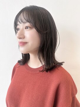 イーストハムアネーロ(EAST HAM anello) ミディアム/レイヤーカット/ボブ/ブラウングレージュ