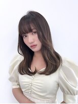 ワンズオゼ 渋谷(ONE's oze) ハイトーン/ダブルカラー/クラゲヘアー/オリーブグレー/小顔/