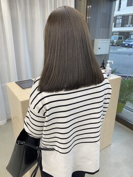 ストーク(stork)の写真/今までの縮毛矯正とは違う髪質改善ストレート☆クセやうねりが気になる方はご相談下さい*