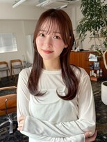 ガーランドギンザ(Garland Ginza)&nbsp;セミロングレイヤー顔まわり前髪シースルーバング