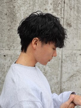 ハニー(HONEY) 縦落ちツイスパ/ツイストスパイラルパーマ/岡崎メンズパーマ