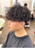 宇都宮メンズカットメンズパーマ波巻きスパイラルパーマツイスパ
